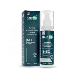 HairMD Lotion de croissance capillaire hydratante et réparatrice - Traitement de la chute des cheveux pour les cheveux clairsemés - avec biotine, kératine, collagène, provitamine B5. (Elit Biotech GmbH, neuf)