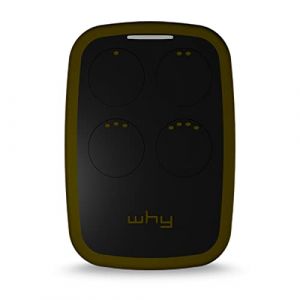 WHY EVO NOA Télécommande rolling code multifréquence de 280 à 868 mhz, ouvre-porte auto-apprentissage programmable, radiocommande à large portée avec 4 boutons Deep Green (BFCommerce, neuf)