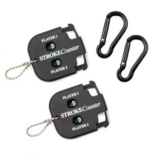 Compteur De Coup De Golf, Compteur De Score De Golf 2 Joueurs, Compteur De Score pour 2 Personnes, 2 Pièces Golf Score Shot Compteur, 2 Joueurs Compteur De Coups, Mini Compteur De Coups Portable (charey, neuf)