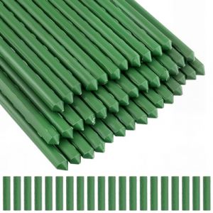 JIEHIN Lot de 40 Tuteurs de 40 cm - Tuteurs de tomates avec 20 connecteurs de 11 mm - avec revêtement en Plastique - pour Plantes en Pot, tomates, Plantes d'intérieur (shenzhenxinxindianzishangwuyouxiangongsi, neuf)