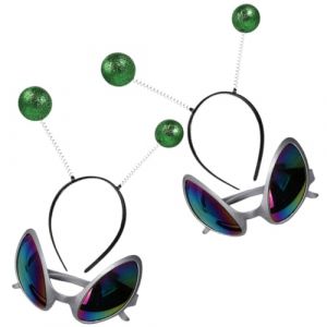 SHERCHPRY 2ensembles Lunettes Bandeau Amusantes Lunettes Fantaisie Accessoires D&eacute;guisement F&ecirc;tes Rigolotes Accessoires D&eacute;guisement Cosplay (Dnna Huang, neuf)