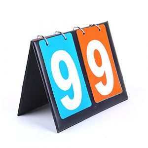 Sports Tableau D'affichage, Tableaux Scores, Tableau de Score Sportif, Tableau de Bord Portable Score, Tableau de Bord Sportif, pour Volley-Ball/Basket-Ball/Tennis de Table/Football, 20x16cm Helweet (DORRP, neuf)