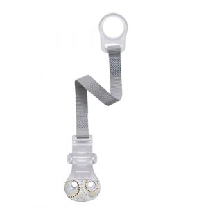 nip attache-tétine et clip de fermeture confortable pour toutes les tétines sans anneau, anneau de fixation en silicone flexible, sans métal, sans BPA, extra léger, pour toutes les tétines sans anneau (babywaren24, neuf)