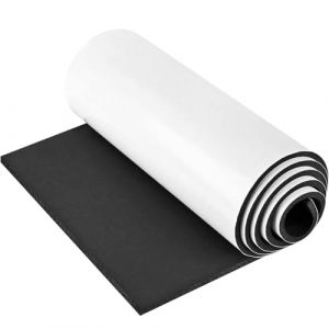 Rouleau de mousse autocollante - 300 mm (l) x 6 mm (D) x 2 m (L) - plaque de mousse n&eacute;opr&egrave;ne - Absorption des chocs - Isolation acoustique - Antid&eacute;rapante - Protection contre le vent et la pluie (Hanliyang, neuf)