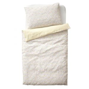 VERTBAUDET Housse de Couette b&eacute;b&eacute; r&eacute;versible Giverny Multicolore 80X120 (VERTBAUDET, neuf)