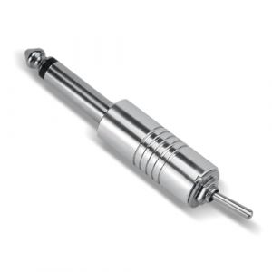 AMSLSIU Tatouages interrupteur au pied argent pratique imprimé corps Machine accessoire pédales en acier inoxydable pour corps appareil d'impression (compatriot, neuf)