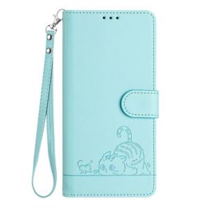 MOJIA Coque pour UMIDIGI G9 5G / G9A / G9C / G9T, &Eacute;tui Housse Portefeuille en Cuir PU de Qualit&eacute; Sup&eacute;rieure, Flip Case avec Fonction Antivol RFID. Vert Clair (Shangnai, neuf)