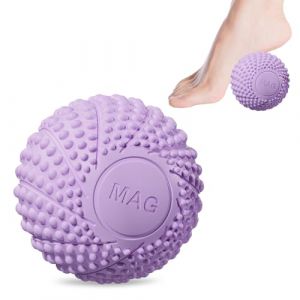 Balles de Massage, Boule Myofasicale, Balle de Massage de Remise en Forme, Masseur de Pieds à Picots, pour la Relaxation et soulager les douleurs musculaires (Violet) (beadshuan, neuf)