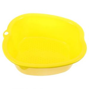 Healifty Seau de Bain de Pied Massant avec Chauffage Bassine Spa Portable pour Soins et Relaxation &agrave; Domicile Bassin R&eacute;utilisable pour Bain R&eacute;flexologie Plantaire (Madonna Tied, neuf)