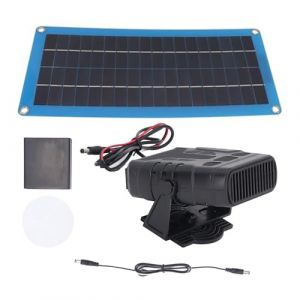 Chauffage Solaire 30W Portable | Kit De Chauffage De Serre Avec Panneau Solaire 30 W Et Chauffages | Pour Chien, Tente De Culture, Serre, Chambre De Fleurs, Facile &Agrave; D&eacute;placer (honyea, neuf)