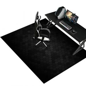 XunZheng Tapis Chaise Gaming Antid&eacute;rapant - Protection de Sol pour Sols Durs - Sous Chaise de Bureau - Gaming - Bureau - Fauteuil 140 x 160 cm (zhang yingAA, neuf)