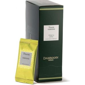 Verveine - Tisane 24 sachets individuels - Dammann Fr&egrave;res (Koopthee France, neuf)