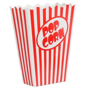 35 Pi&egrave;ces Boite Pop Corn Grande,Rayures Rouges et Blanches a Pop Corn, R&eacute;tro Popcorn Boite &agrave; Rayures, Bo&icirc;tes &agrave; Popcorn Conteneur Carton en Papier pour Cin&eacute;ma F&ecirc;te Anniversaires (TongKai, neuf)