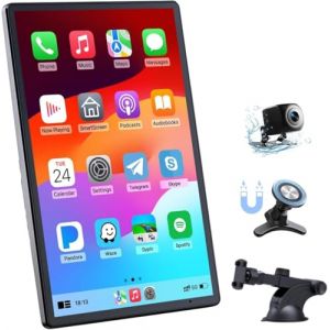 &Eacute;cran CarPlay Voiture sans Fil 8" Magn&eacute;tique Rotatif 360&deg; &ndash; CarPlay & Android Auto sans Fil, GPS, Lecteur MP5, Cam&eacute;ra de Recul Incluse, Tableau de Bord Universel Toutes Voitures (E-shop ww, neuf)