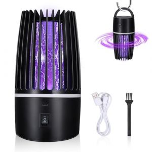 Wrischan 4000mAh Lampe Anti Moustique, 2 en 1 &Eacute;lectrique Anti Moustique, 360 &deg; UV Piege a Moustique' Rechargeable, Appareil Anti moustiques Exterieur, Int&eacute;rieur de Terrasse, Jardin, Camping, pour (CHUANGKANG, neuf)