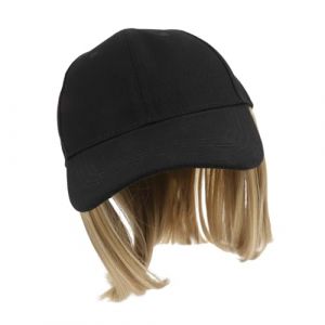 PACKOVE Chapeau En Toile Bonnet Pour Femme Casquette De Baseball Sego Avec Extensions De Cheveux Casquette Avec Cheveux Pour Femme Casquette Tress&eacute;e Bonnet Chauve (Spring TU, neuf)
