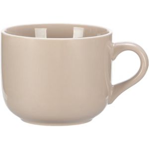 Tasse &agrave; th&eacute; XXL de 650 ml, tasse &agrave; caf&eacute; en c&eacute;ramique avec anse - Tasses &agrave; soupe g&eacute;antes - Grandes tasses &agrave; caf&eacute; et &agrave; th&eacute; - Tasse &agrave; c&eacute;r&eacute;ales, soupe, caf&eacute; - Bol en porcelaine avec poign&eacute;e (Khaki) (MOSIZHILIN, neuf)