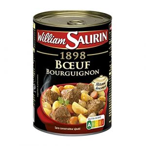 WILLIAM SAURIN - Boeuf Bourguignon 400G - Lot De 4 - Offre Special (AbcMarket, neuf)