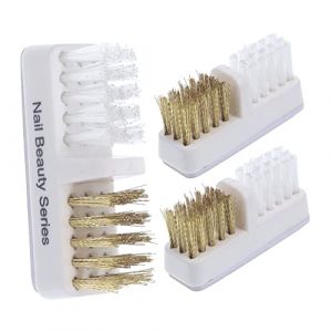 SMASOLO 3 pi&egrave;ces Brosses de Nettoyage pour Embouts de Ponceuse &agrave; Ongles Fil de Cuivre Brosses Manucure Durables pour Salon et Usage Personnel (SEASOON, neuf)