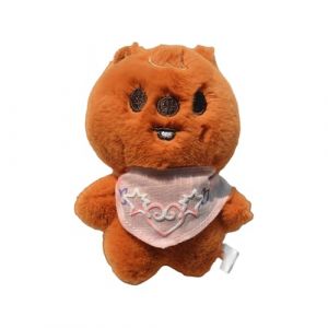 Generisch Sk-zoo Porte-cl&eacute;s en peluche avec &eacute;charpe &laquo; Stay &raquo; 12-14 cm Stray-kids Bbokari Jiniret Loup Chan Leebit Porte-cl&eacute;s Pendentif (Han) (MOMICAT, neuf)