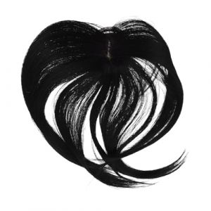 OFFIGAM Postiche &agrave; Frange Rideau Naturelle Noire -longue 3d Pour Femmes Cosplay Halloween F&ecirc;tes Adaptable Au Cuir Chevelu Confortable (pristonswater, neuf)