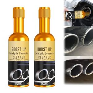 Nettoyant Catalyseur 2x120ml - Additif Essence pour Pot Catalytique, R&eacute;duit Pollution et Am&eacute;liore Performance Moteur - Compatible Tous V&eacute;hicules (DIDIhouse, neuf)