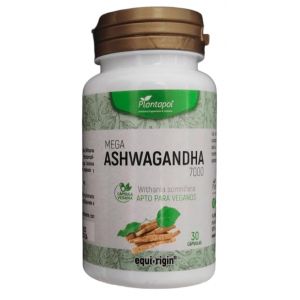MEGA ASHWAGANDHA 7000 30cap. &ndash; contribue au fonctionnement normal de l&rsquo;organisme au quotidien, g&eacute;lules qui facilitent la suppl&eacute;mentation quotidienne, bo&icirc;te de 30 g&eacute;lules et est con&ccedil;u pour offrir un gr (Nukleum Store, neuf)