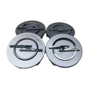 4 Pi&egrave;ces Cache Moyeux pour Opel Vivaro (X83) 2001-2014, Capuchons de Moyeu de Roue Plastique ABS Anti-poussi&egrave;re &Eacute;tanches Antirouille D&eacute;coration Accessoires,Silver-64mm (handanshiyunxidianzishangwuyouxiangongsi, neuf)