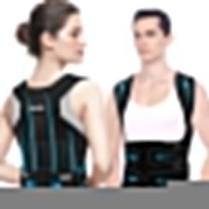 Posture Correcteur Dos Femme Homme: Ceinture Lombaire Dos Support Redresseur Dos Droit - Maintien du Dos du Cou et Des épaules - Sangle de Correction de la Posture Assise Réglable Invisible Noir (M) (zhiguangshangmao, neuf)
