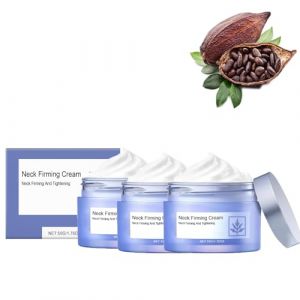 Cr&egrave;me raffermissante pour le cou pour la peau affaiss&eacute;e Hydratant raffermissant et liftant pour le traitement anti-rides du cou, cr&egrave;me nourrissante hydratante pour la peau cr&eacute;pue (3PCS) (NeoMall新汇, neuf)