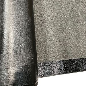 DSTOCK60 - Rouleau 0.5 M&egrave;tre de feutre bitum&eacute; gris anthracite "ardoise pil&eacute;e" &ndash; Largeur 1 m &ndash; Couvre 0.5m&sup2; - D&eacute;coupe au m&egrave;tre - Etanch&eacute;it&eacute; toiture, niche, cabane... (DSTOCK60, neuf)