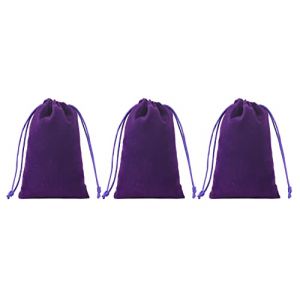 KONMAY Lot de 20 petits sacs en velours avec cordon de serrage, 10 x 12 cm, violet (KONMAY-EU, neuf)