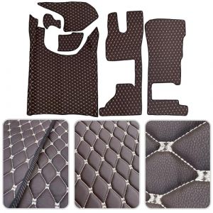 Tapis de Sol/Tapis de Voiture adapt&eacute;s au Camion DAF 106 XG avec si&egrave;ge Non Suspendu &ndash; Surpiq&ucirc;res &eacute;l&eacute;gantes (E-lupin, neuf)