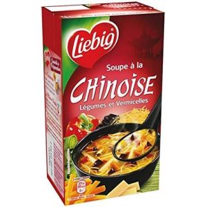 Soupe &Agrave; La Chinoise 7 Legumes Vermicelles 1L|Liebig|(Lot De 2)|Best Deal (La Famille &agrave; Table! - LF&agrave;T!, neuf)