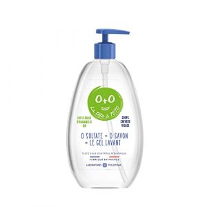 POUPINA - Le Gel Lavant Tête à Toto - 0 Sulfate et 0 Savon - Panthénol et Hamamélis - Peau Sensible - Corps, Cheveux, Visage - 97% d'ingrédients d'Origine Naturelle - Vegan - Made in France - 485 mL (A.S Deals Store, neuf)