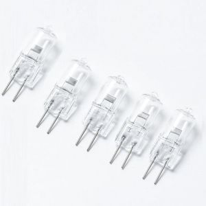 UGEFKMQ Lampe Halog&egrave;ne G6.35 Lot De 5 Lampes Halog&egrave;nes Gy6.35/G6.35, 50 W, 24 V, Variable, Blanc Chaud, Gy6.35, Ampoule Halog&egrave;ne &Agrave; Deux Broches,50W (lsss, neuf)