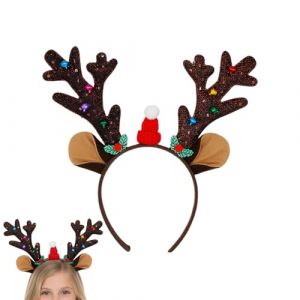 Bandeau avec Renne,Serre T&ecirc;te Accessoire De F&ecirc;te - Bandeau de Mode pour Maquillage de Beaut&eacute; Adulte - pour Mariage Camping Pique-nique Barbecue F&ecirc;te d'Arri&egrave;re-Cour Rassemblement D&icirc;ner Estrade (sapcetall, neuf)