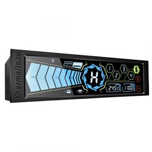 Thermaltake - Commander FT - Contr&ocirc;leur de ventilateur &agrave; &eacute;cran tactile - Rh&eacute;obus (5.5 pouces) noir (ZOOM ICI, neuf)