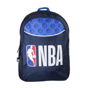 Bagtrotter - Sac à Dos Scolaire - NBA Bleu Marine - 32x16x46 cm - 2 Compartiments, 1 Poche Zippée, Dos & Bretelles Matelassés - Design Sportif - Primaire - Licence Officielle NBA (-Bagtrotter-, neuf)