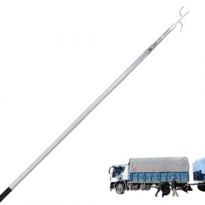 Maodom Grabber Pince de chargement pour camion &ndash; 1,5 m &ndash; Perche t&eacute;lescopique multi-usage avec 2 crochets (courti, neuf)