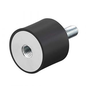 sourcing map M8 M&acirc;le Femelle Silent Bloc Support Caoutchouc Amortisseur pour Moteur G&eacute;n&eacute;rateur Compresseur Garage Inverse Osmose Pompe Impact Air G&eacute;n&eacute;rateur Voiture Bobines D30mmxH25mm (Weisser Berg, neuf)