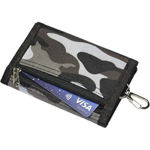 Portefeuille Ado,Portefeuilles de Camouflage pour Garçons Vans Sport Militaire Portafoglio in Tela Portafogli en Toile per Enfants Adolescent Cadeau (KAIAIWLUO, neuf)