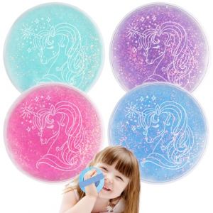 Hilph Poche de Glace Enfant, Poche de Glace Froid en Gel Chaudes et Froides Coloré, Réutilisable Poche de Froid Enfants Soulagement de la Douleur pour Enfant (Hilph Store, neuf)