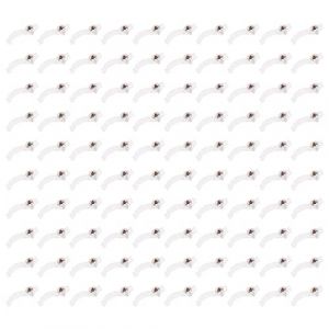 100PCS Clips de lumière de bande LED avec 100 x Vis Supports de montage Clips de fixation pour RGB 5050 3528 2835 LED Strip - Transparent (WANGCL EU, neuf)