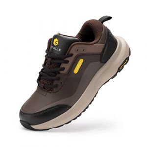 FitVille Chaussures Randonnée Hommes Extra Larges Chaussures de Course Imperméables Chaussures de Sport Légères Respirantes avec Soutien de Voûte Plantaire Soulager Douleurs au Talon 41 EU X-Large (FitVille Store, neuf)