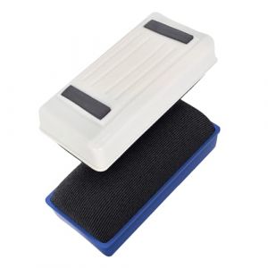 Lot de 2 Gomme pour Tableau Magnétique, Effaceur Craie Magnetique, Tampon Tableau Blanc Magnétique, Brosse Effaceur Magnétique, Eponge Magnétique pour Tableau Blanc, pour Classe, Bureau (sacrejin, neuf)