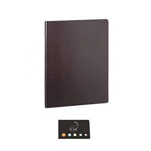 Lot Agenda Oxford First Semainier 21 * 27cm Aout 2025 Aout 2026 + 1 Index Adhésif Blumie (Marron) (Blumie Shop, neuf)