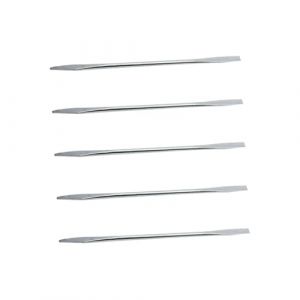 CALLARON Tige De Mélange Cosmétique En Acier Inoxydable Lot De 5 Outil De Spatule Maquillage Taille Compacte Transport Pour Fond De Teint Et Crème Facile à Nettoyer (Raindrops On Roof, neuf)