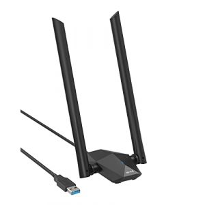 BrosTrend AX1800 WiFi 6 Cl&eacute; USB WiFi Linux Puissante pour Ubuntu, Mint, Debian, Kubuntu, Mate, Zorin, PureOS, Windows 11/10 Bi-Bande Cle USB WiFi Longue Port&eacute;e Antenne WiFi pour PC et Raspberry Pi 2+ (Wi-Fi Network Devices Outlet, neuf)