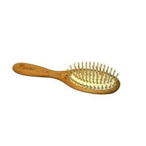 ACCESSOIRES Petite brosse cheveux &agrave; picots en bois - 18cm (Youdoit, neuf)